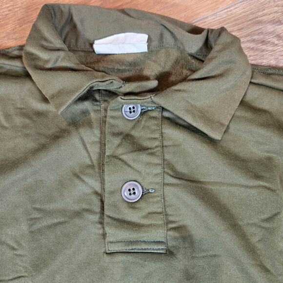 Vintage Military Shirt Mens M Green Lite Industries Button Up Utility Hiking - Picture 3 of 7